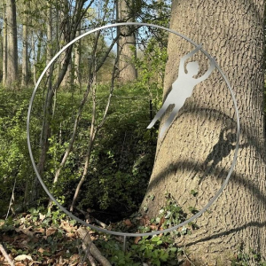 Mieke de Waal - Uit de band (Au Mouilin des Délices)(Corten steel)